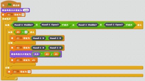 用scratch玩手势控制(下)