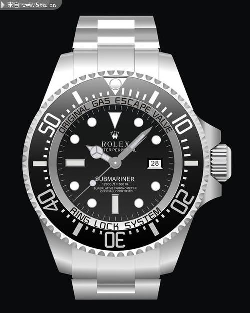 劳力士手表图片商务手表矢量图