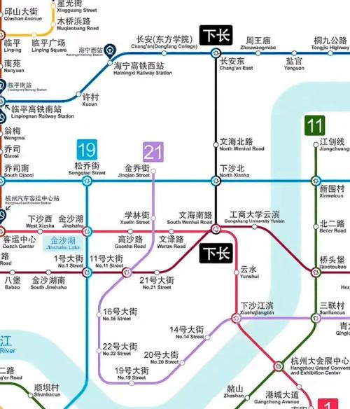 但更多朋友关心的是,号称下沙内部环线的地铁21号线,到底什么时候开始