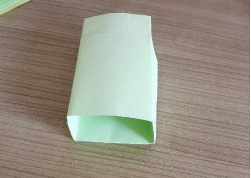 有趣的折纸盒子教程 萌萌的火柴盒折法图解