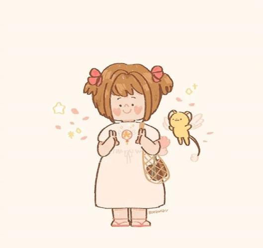 超萌卡通胖妹妹膨胀的萌萌卡通形象也太可爱了吧