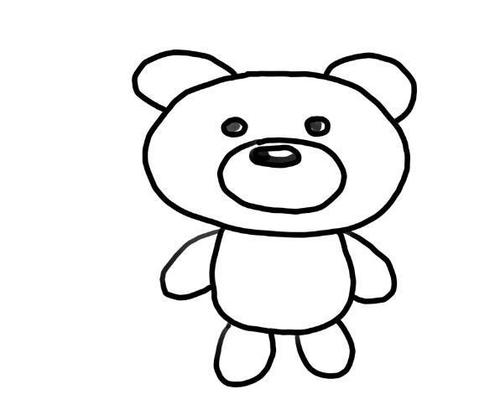 简笔画怎么画小熊