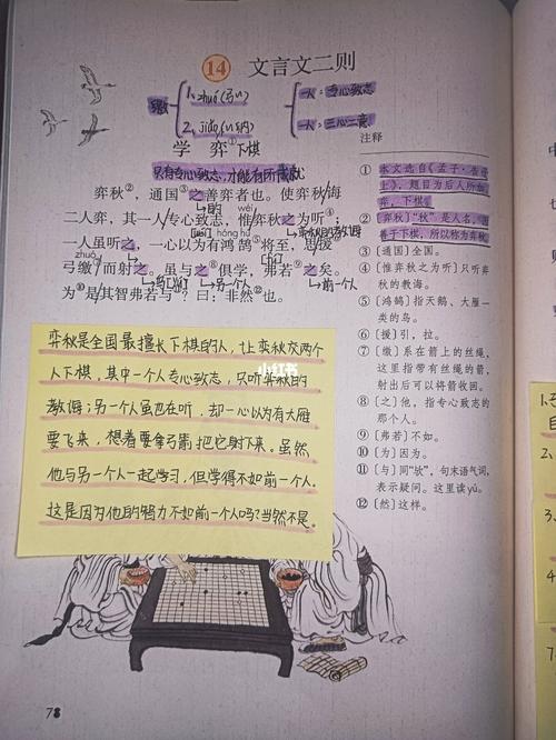 文言文二则的笔记哦_文言文_学习_教育_教育其他