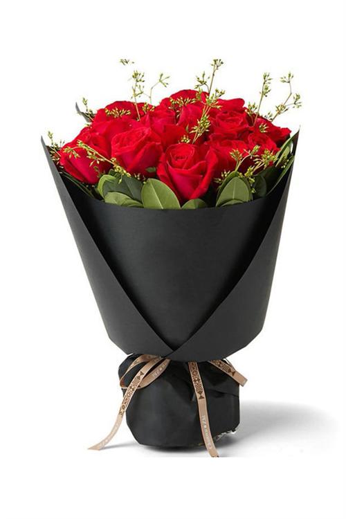 七夕节情人节11支19朵红玫瑰鲜花花束北京上海广州深圳同城送