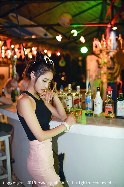 [tgod推女神]嫩模徐妍馨 比基尼黑色诱惑外拍no.190