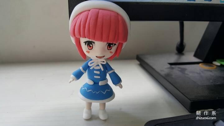 黑暗之女安妮,卡通人物软陶粘土手工制作方法