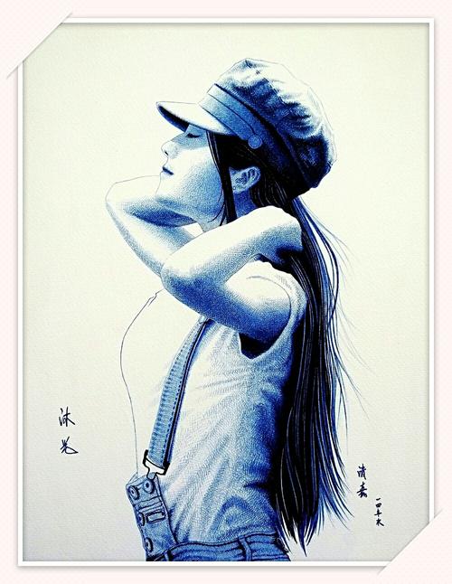 圆珠笔画(景物篇)