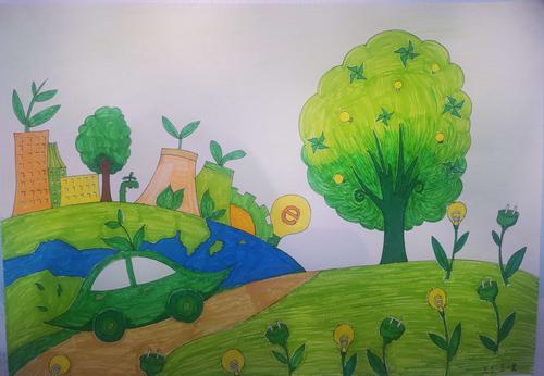 百花争艳 墨彩成香一一一一朔城区六小教育发展集团六小校区"绿色之梦