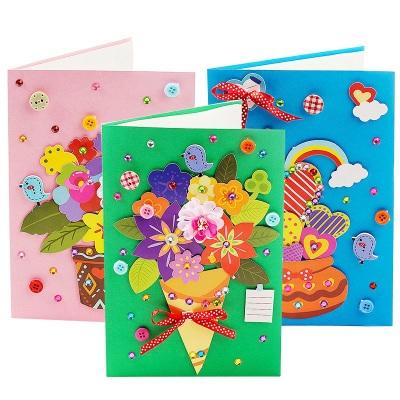 【教师节礼物】diy儿童手工立体卡片3张