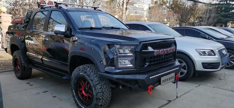 福田大将军越野版到店自带原厂套件比猛禽硬派配差速锁四驱