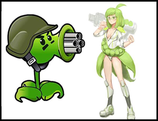 植物大战僵尸拟人化,僵尸整容成爱丽儿公主,辣椒不敢直视