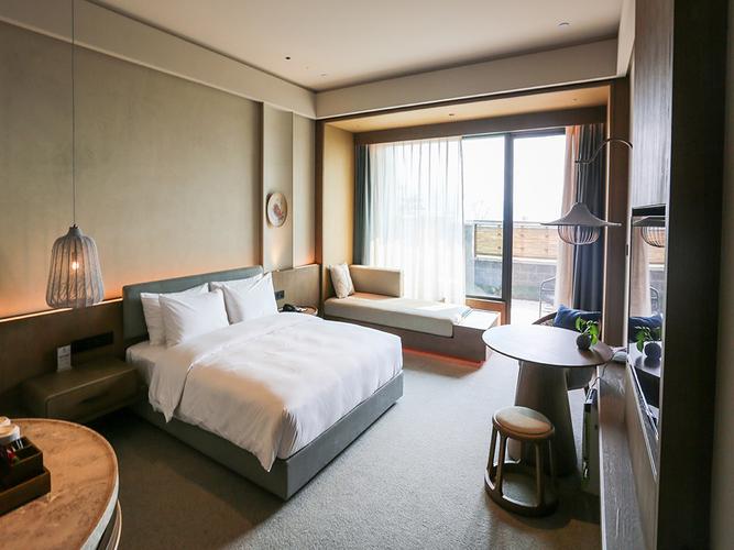 曲阜尼山宾舍酒店1晚住宿(双早 双人尼山圣境门票 免费停车)