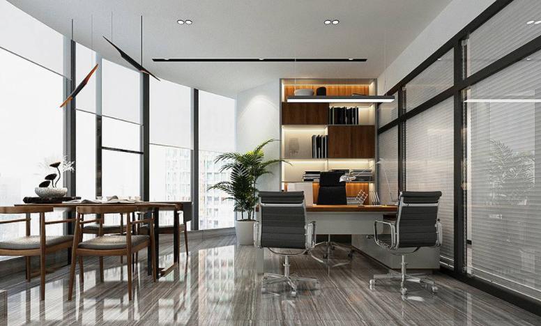 现代简约办公室装修需注意以下三大要素才能以简取胜