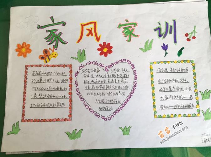 家风家训手抄报图片大全,资料