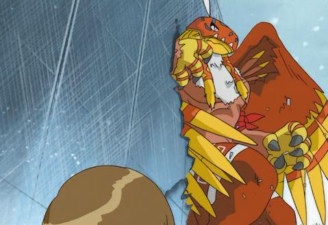 数码宝贝螳螂兽有多嚣张成熟期就敢对战伽楼达兽竟然打赢了