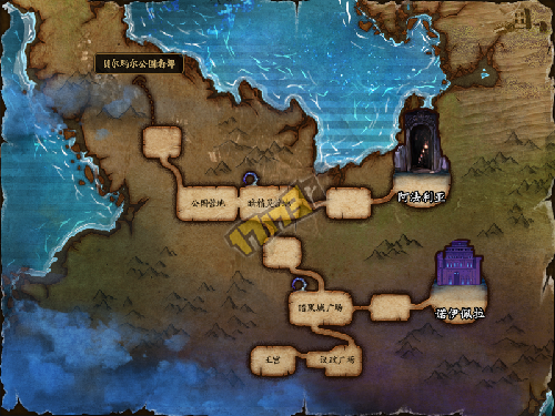 城镇:圣者之鸣号起源后,通过西海岸港口的码头可直接传送至圣者之鸣号