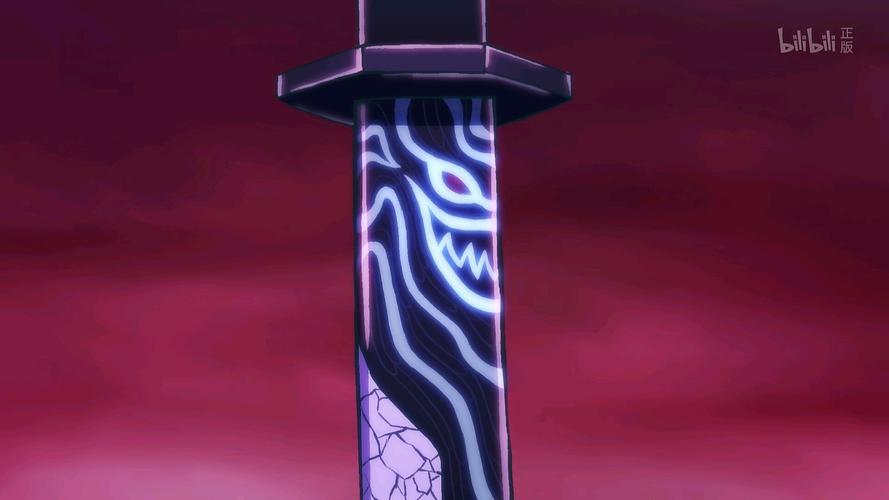 才注意到千刃上有个鬼脸