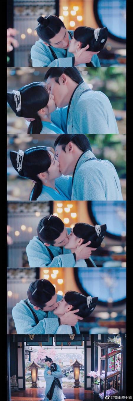 西芹cp鞠婧祎张哲瀚接吻古装图片明星