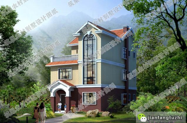 7款开间9米三层四层农村自建房图纸为什么选择盖户型6最多