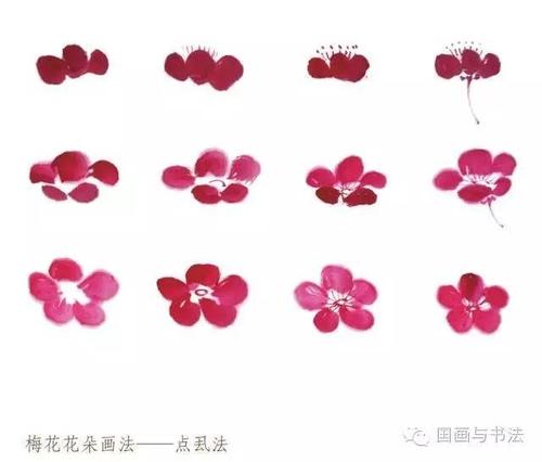国画入门画法——梅花