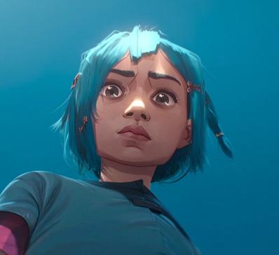 非黑只有我觉得金克斯小时候长的有点像凤姐吗