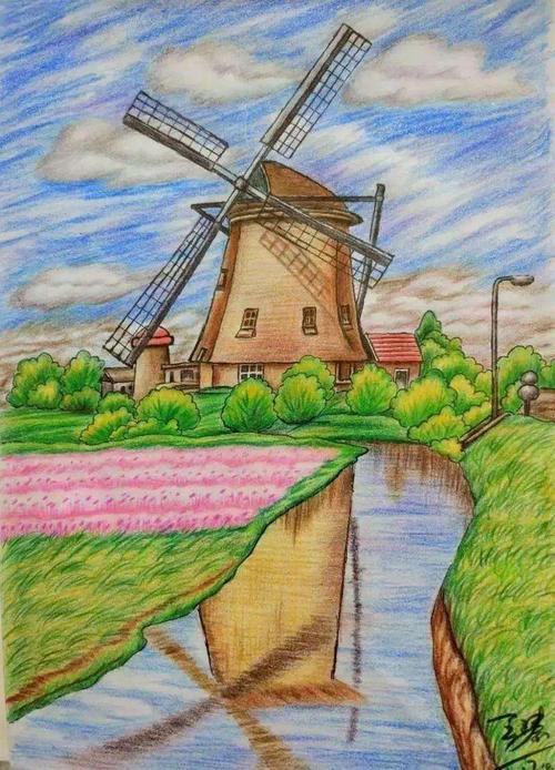 第8课 如何用彩铅画一幅漂亮的风景画