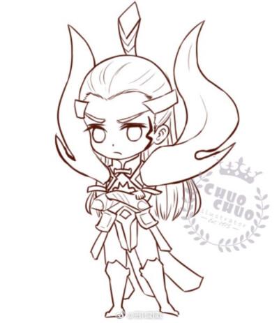 后羿简笔画图片大全手抄报 手抄报图片大全