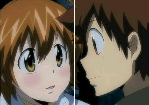 求家庭教师情侣头像,要男女分开的,库洛姆和骸,言纲和