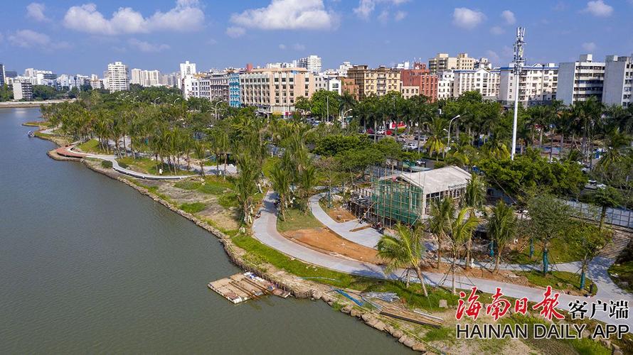 组图|海口红城湖公园南岸预计国庆期间功能性开放