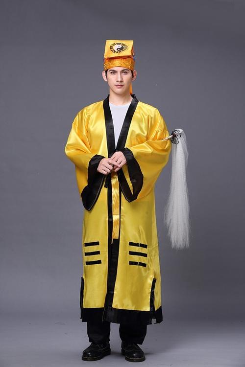 白色练功服全套道士服装男法器法衣儿童用品道服薄款道袍大中小号