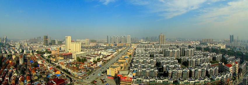 泗洪县城市图片欣赏 泗洪城市图片鸟瞰图--鸟瞰泗洪 辉煌巨变