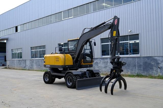 柳州80轮式挖掘机价格图片