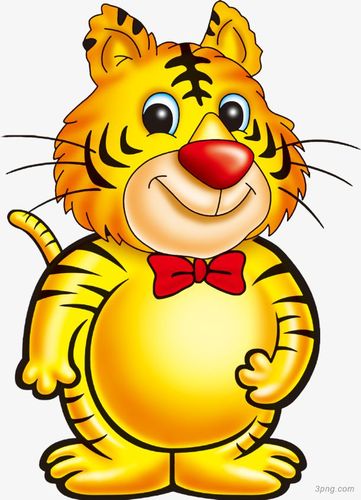 加菲猫老虎png素材透明免抠图片-动植人物