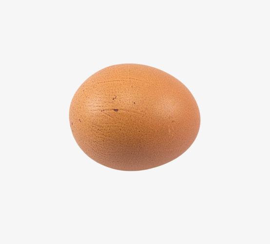 鸡蛋褐色鸡蛋带裂纹的初生蛋实物