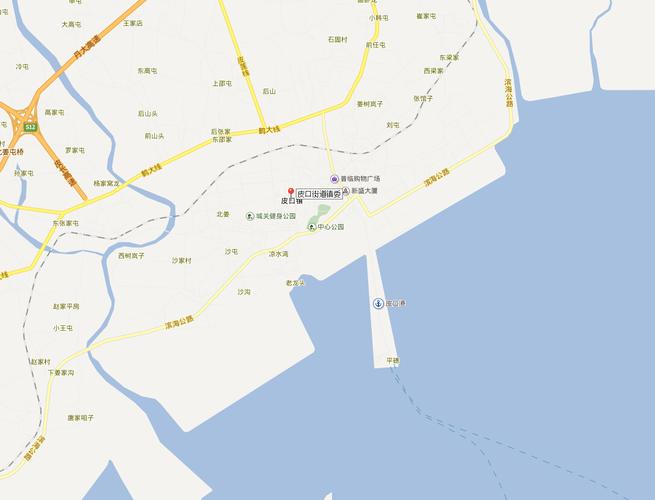 普兰店区皮口街道地图全图高清版