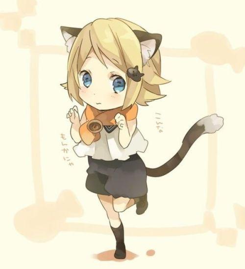 跪求这种类似的q版动漫女孩图片,要高清,可爱,呆萌的