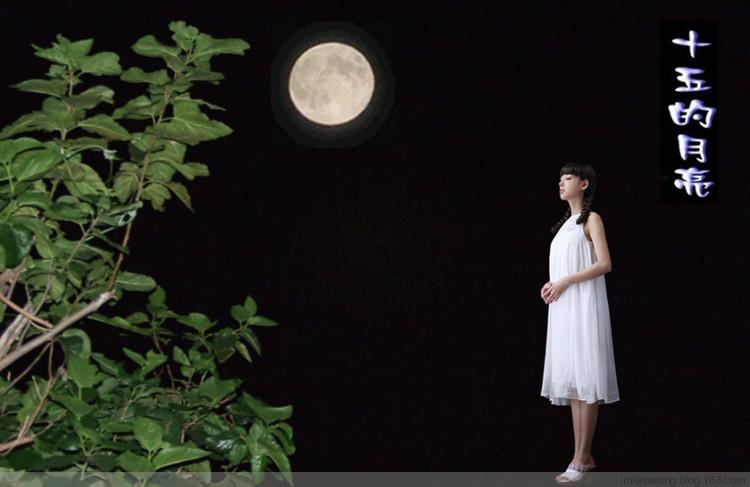 十五的月亮音画素材图片
