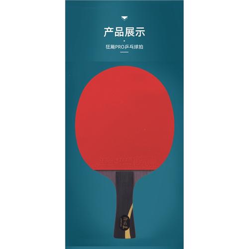 红双喜乒乓球拍专业级狂飚pro单拍高级狂飙王底板直横拍兵乓球拍参数