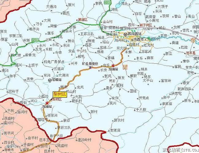 梨树区地图全图,梨树区地图高清版下载 - 8264户外.