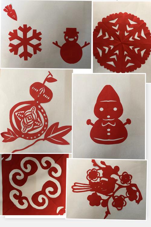 马池口镇中心白浮分园工会活动——"二十四节气之立冬"剪纸