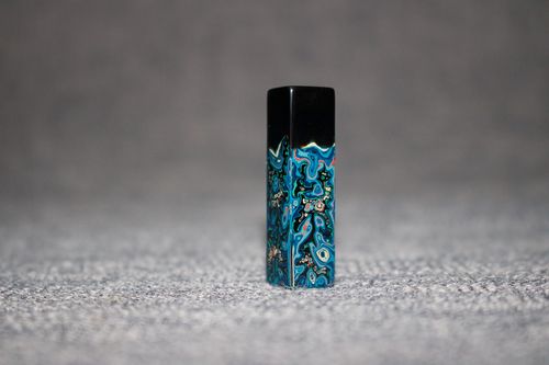 【零漆造物】大漆原创印章吊坠|手工艺|其他手工艺|零