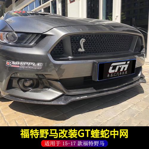 中网适用于1517款福特野马改装蝰蛇蛇标mustang保险杠其他