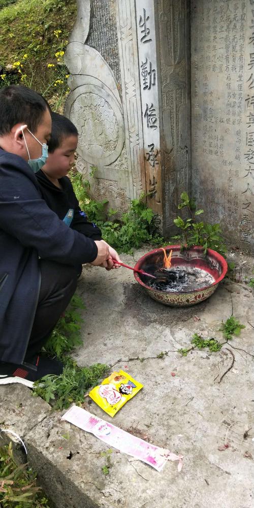 清明祭祀 二(8)班 吴枞炫