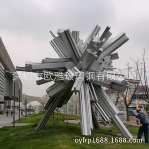 供应大型不锈钢公园景观雕塑 深圳不锈钢户外广场造型制作