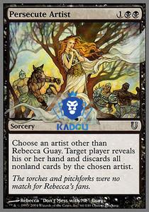 【北京卡豆】万智牌 mtg 鸡飞 2 黑色 画家迫害 persecute artist