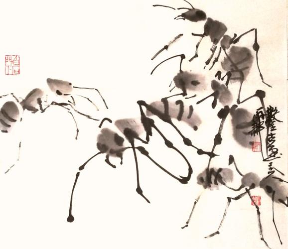 一只蚂蚁一个亿没见过这么牛逼的画家