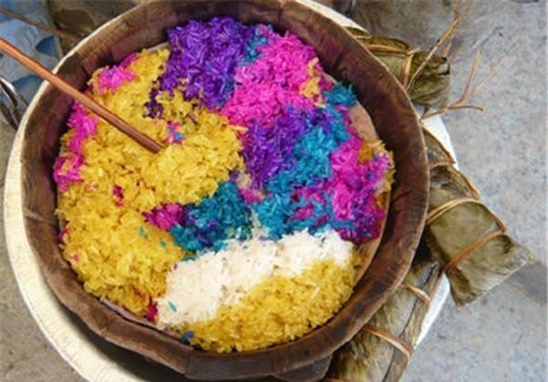 云南壮族特色花米饭,吃过吗