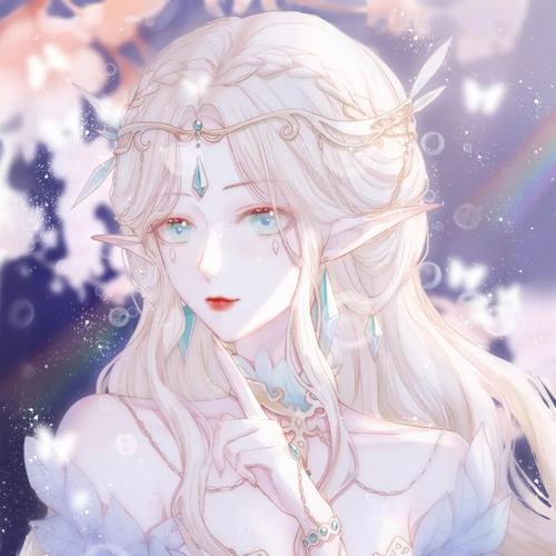 动漫女生头像:世事千帆过,前方终会是温柔和月光