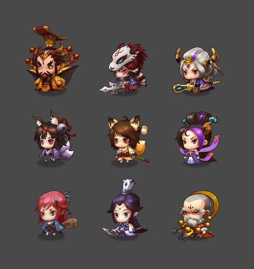 q版游戏角色设定|插画|游戏原画|陶陶头头 - 原创作品