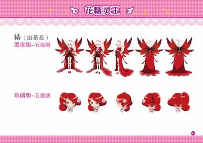 小花仙角色五面图